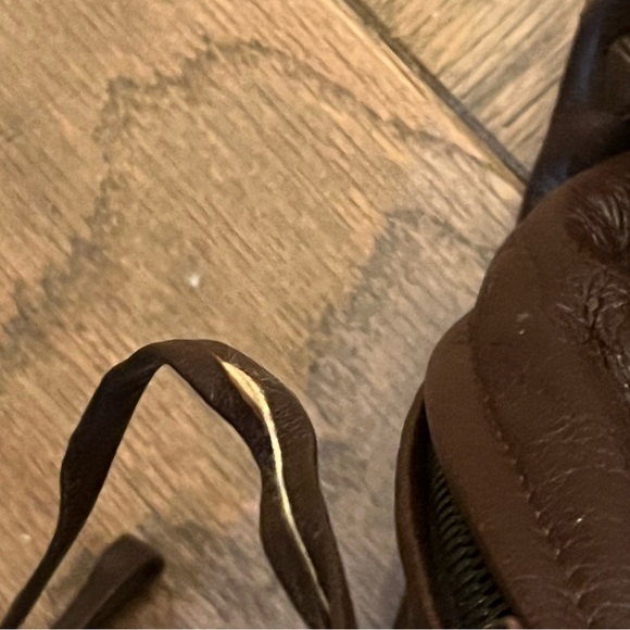 Bottega Veneta CHOCOLATE Brown leather bag with woven straps. Stunning! - Picture 8 of 13